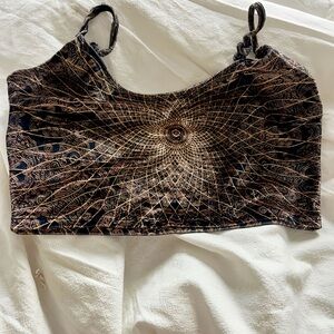 Festival or casual cropped tank top